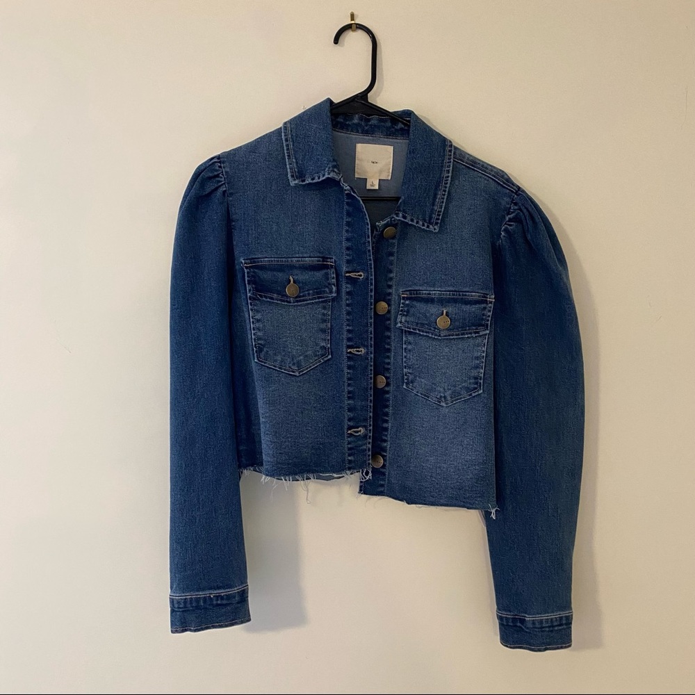 tgla Puffsleeve Denim Jacket